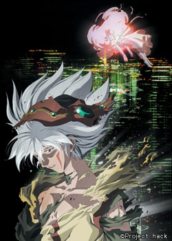 "Promotional Image for SIGN featuring Tsukasa and Aura. The lights of skyscrapers can be seen in the dark background."