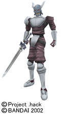 Silver Knight 3D full body render from the Games Tetralogy.