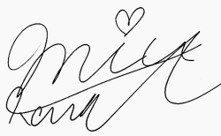 Kawasaki, Miu's signature from 2015.