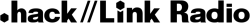 logo for dot hack link radio logo