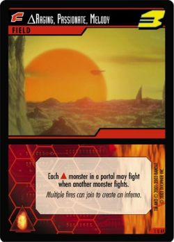delta Raging, Passionate, Melody Enemy Card