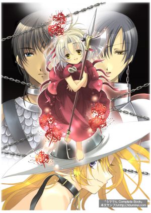 cover illustration featuring Kamui, Albireo, Hokuto, and Lycoris