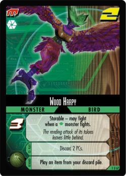 Wood Harpy Enemy Card