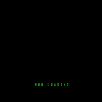 Dark background with words near bottom. Reads: "Now loading"