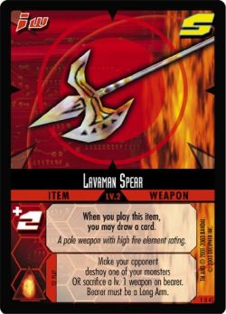 Lavaman Spear Enemy Card