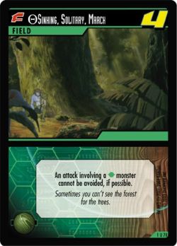 theta Sinking, Solitary, March Enemy Card